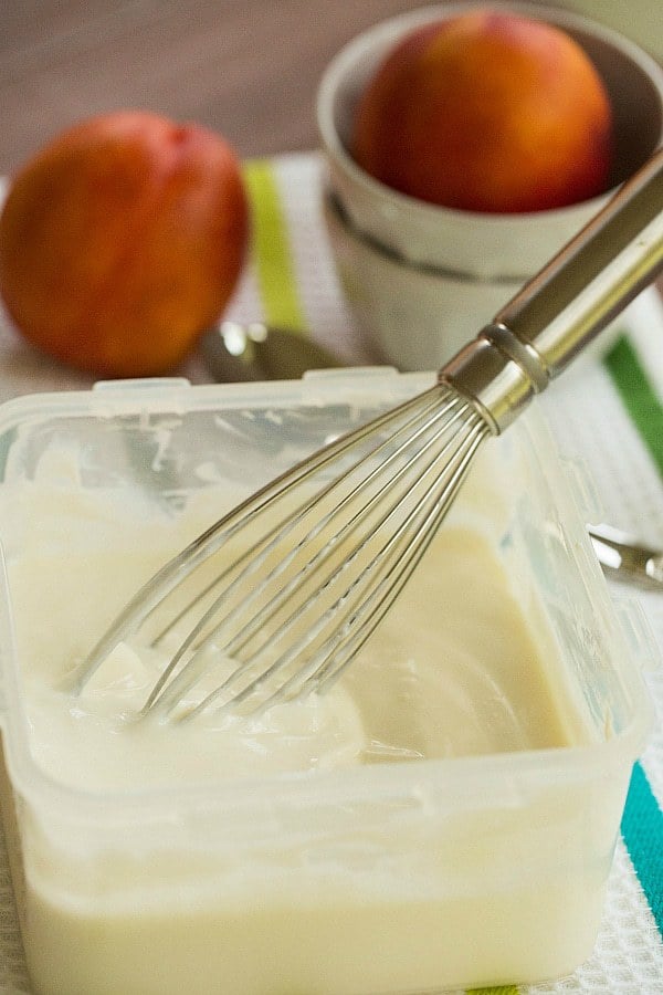 DIY: Homemade Greek Yogurt on @browneyedbaker :: www.browneyedbaker.com