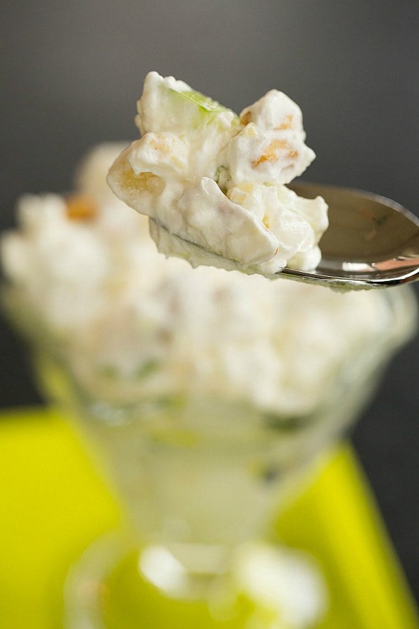 Taffy Apple Salad by @browneyedbaker :: www.browneyedbaker.com