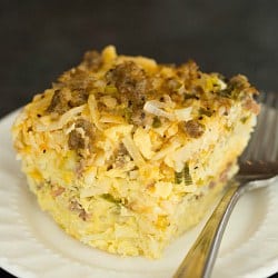 Slow Cooker Breakfast Casserole - Dish 'n' the Kitchen