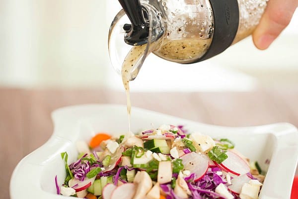 Big Italian Salad with Homemade Italian Dressing - Once Upon a Chef