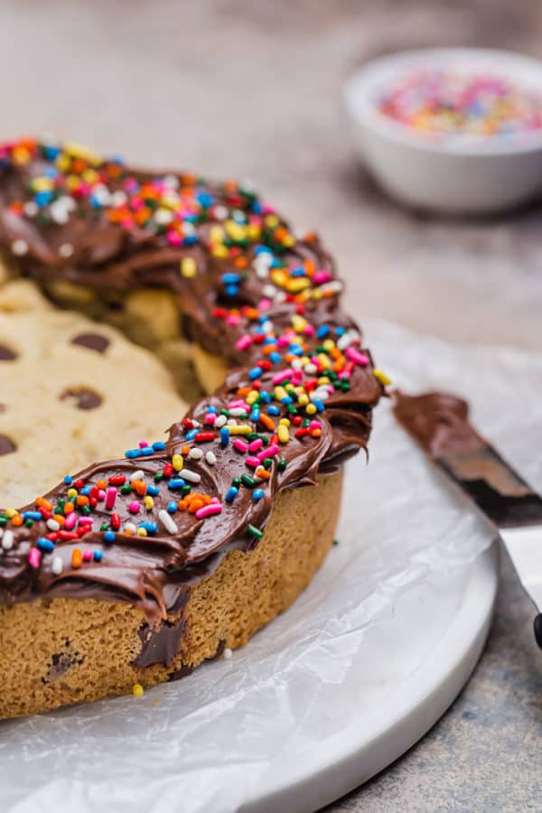 Chocolate Chip Cookie Cake Brown Eyed Baker