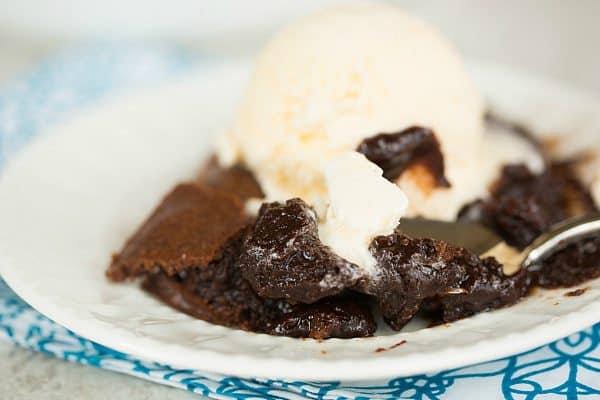 Brownie Pudding | browneyedbaker.com #recipe