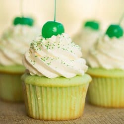 Shamrock Shake Cupcakes-image