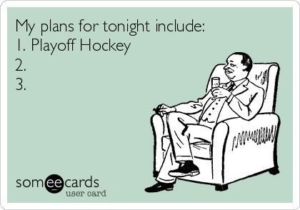 Playoff hockey!