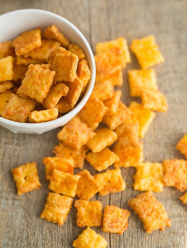 Homemade Cheez-Its | browneyedbaker.com #recipe #diy