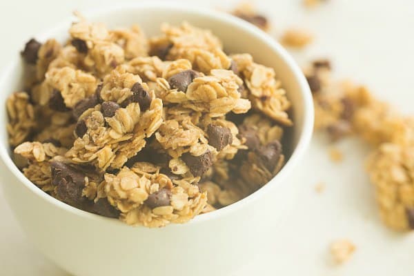 Chocolate Chip Granola | browneyedbaker.com #recipe