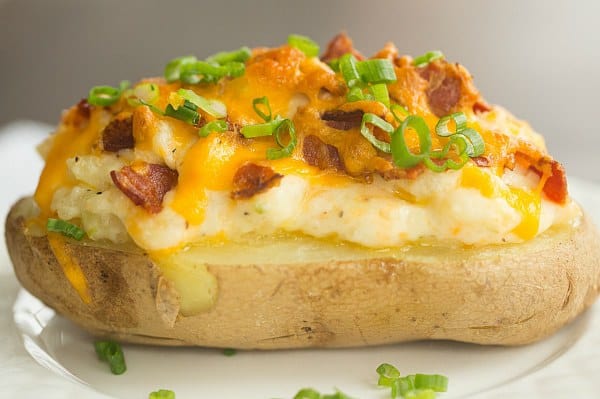 The Best Twice Baked Potatoes | browneyedbaker.com #recipe