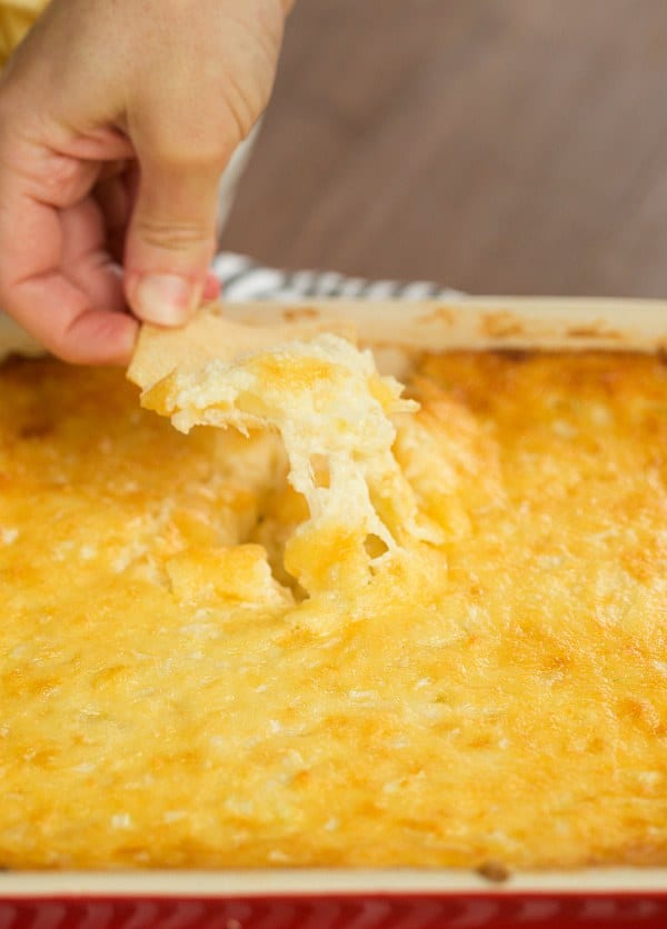 Vidalia Onion Dip | browneyedbaker.com #recipe