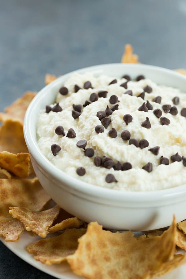 Cannoli Dip | browneyedbaker.com #recipe