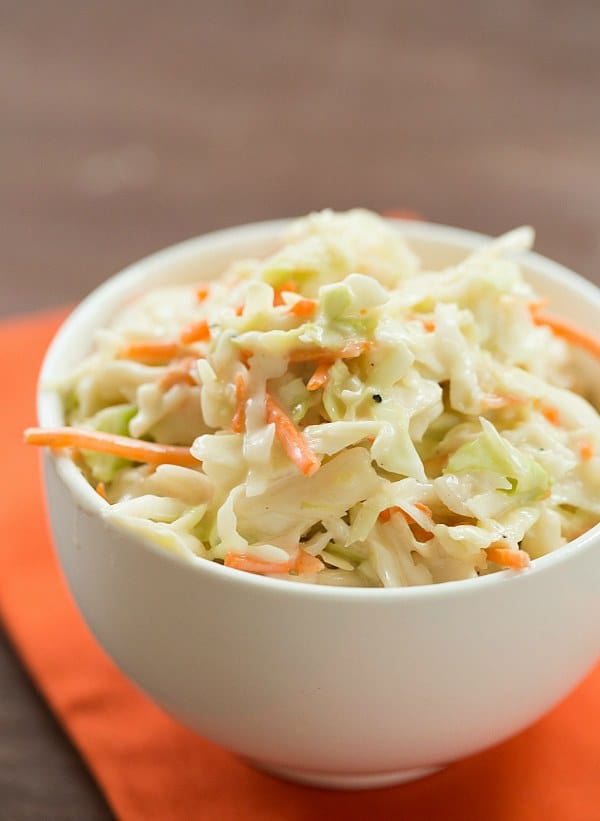 Basic Creamy Coleslaw Dressing Recipe | Brown Eyed Baker