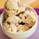 Peanut Butter & Jelly Ice Cream | browneyedbaker.com #recipe