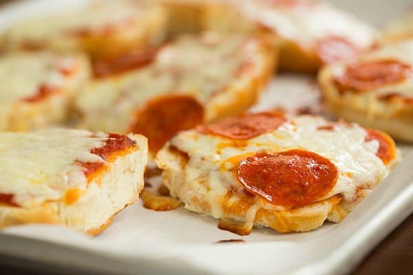 Pizza Burgers | browneyedbaker.com #recipe