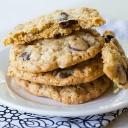 Oatmeal-Dark Chocolate Chip &amp; Coconut Cookies-image