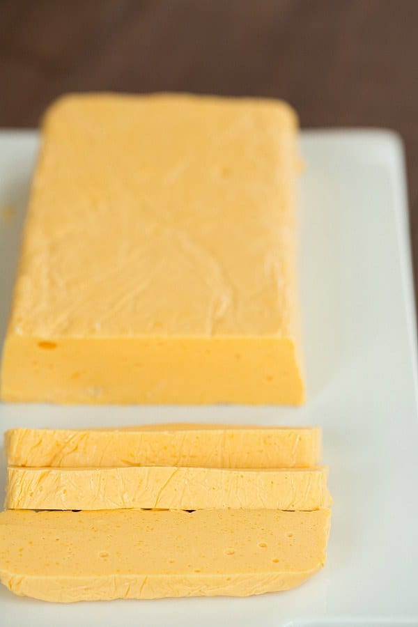 DIY: Homemade Velveeta Cheese | browneyedbaker.com #recipe