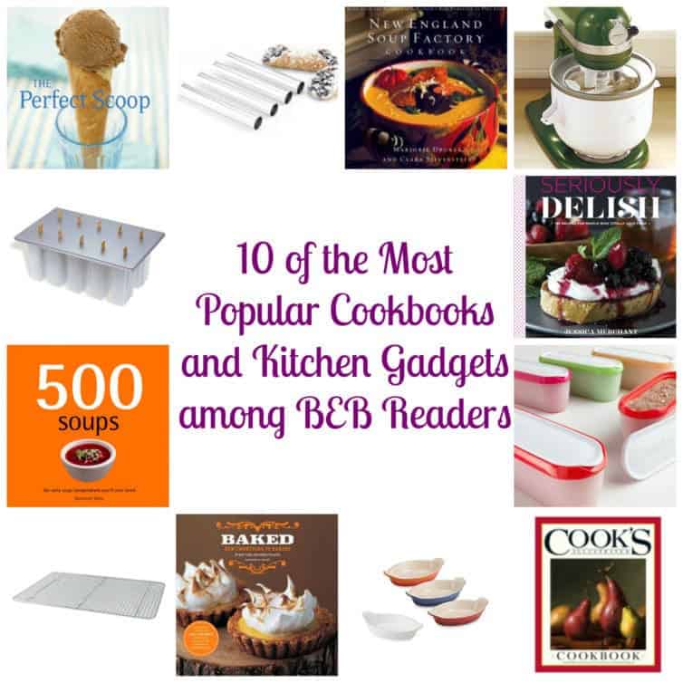 BEB Readers Most Popular Cookbooks and Kitchen Equipment Brown Eyed