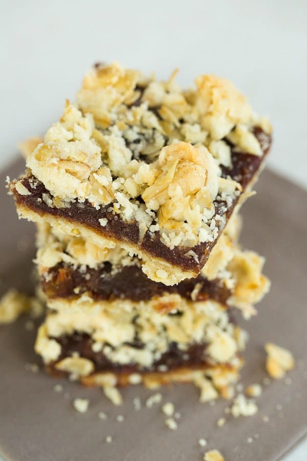 Maple-Date Bars | browneyedbaker.com #recipe