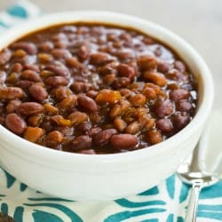 Slow Cooker Root Beer Baked Beans