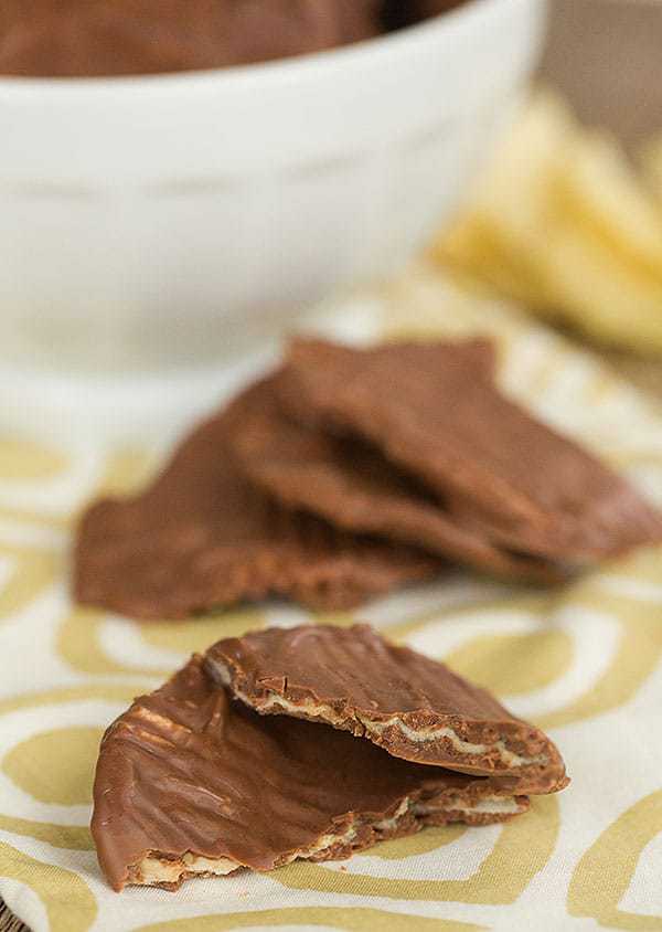 Chocolate-Covered Potato Chips Recipe - The perfect combination of sweet and salty! | browneyedbaker.com