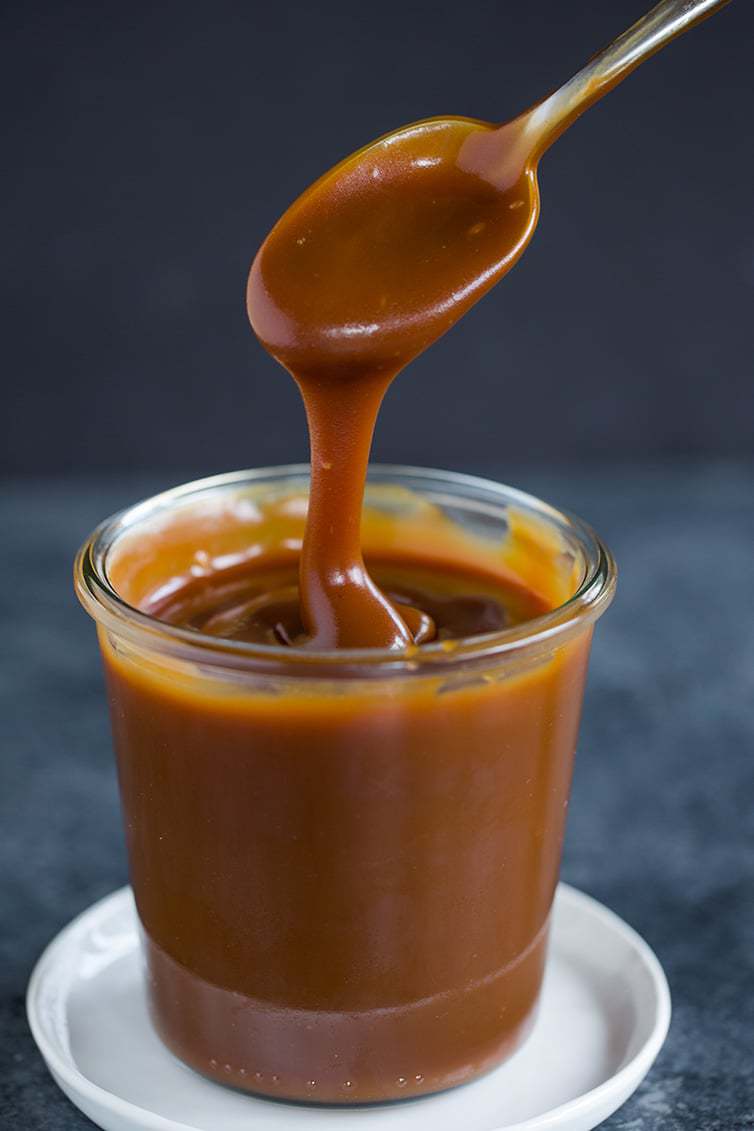 Homemade Salted Caramel Sauce | Brown Eyed Baker