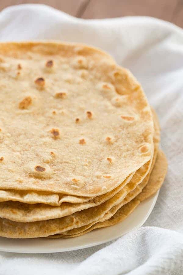 DIY: Homemade Flour Tortillas - These could not be easier to make! No more store bought! | browneyedbaker.com