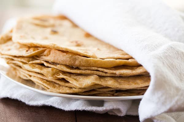 DIY: Homemade Flour Tortillas - These could not be easier to make! No more store bought! | browneyedbaker.com