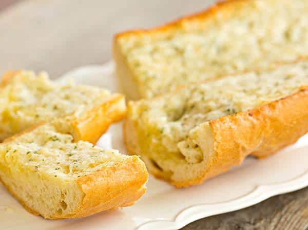 Homemade Cheesy Garlic Bread | browneyedbaker.com