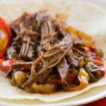 Crock-Pot Steak Fajitas Recipe - Only 10 minutes of prep time! | browneyedbaker.com