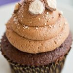 Malted Milk Chocolate Cupcakes - Both the cupcakes and the frosting are infused with malted milk powder. | browneyedbaker.com