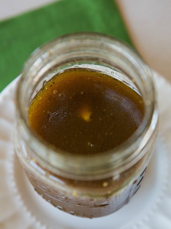 Honey-Balsamic Vinaigrette - A sweet and tangy easy vinaigrette that can keep indefinitely! | browneyedbaker.com