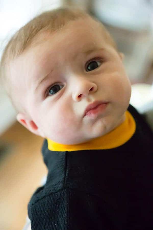 Joseph David - 4.5 months old | browneyedbaker.com