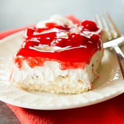 Fran's [almost] No-Bake Cherry & Walnut Cheesecake