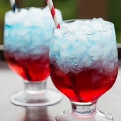 Red White Blue Layered Drinks Brown Eyed Baker