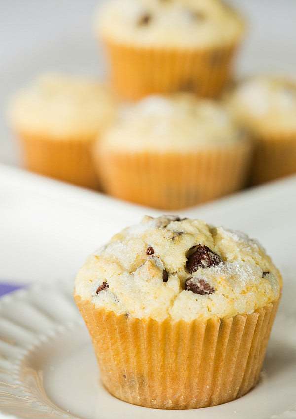 Chocolate Chip Muffins - A perfect, sweet start to your mornings! | browneyedbaker.com