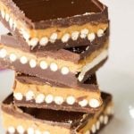 No-Bake Chubby Hubby Chocolate Bars | browneyedbaker.com