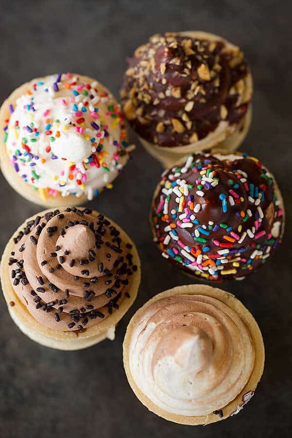 Ice Cream Cone Cupcakes | browneyedbaker.com