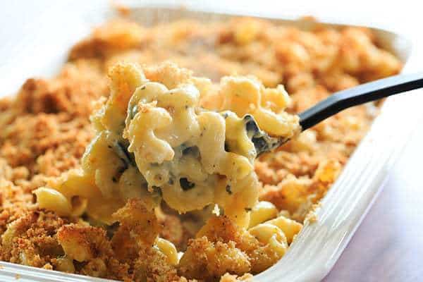 Hatch Chile Mac and Cheese - Perfectly cheesy with a kick! | https://www.browneyedbaker.com/hatch-chile-mac-and-cheese/