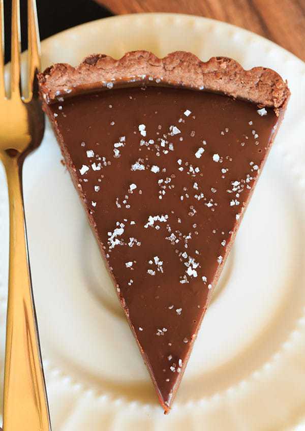Salted Chocolate Caramel Tart | https://www.browneyedbaker.com/salted-chocolate-caramel-tart/