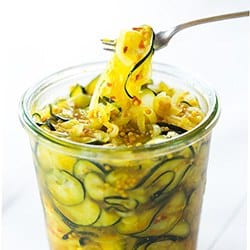 Zucchini Refrigerator Pickles