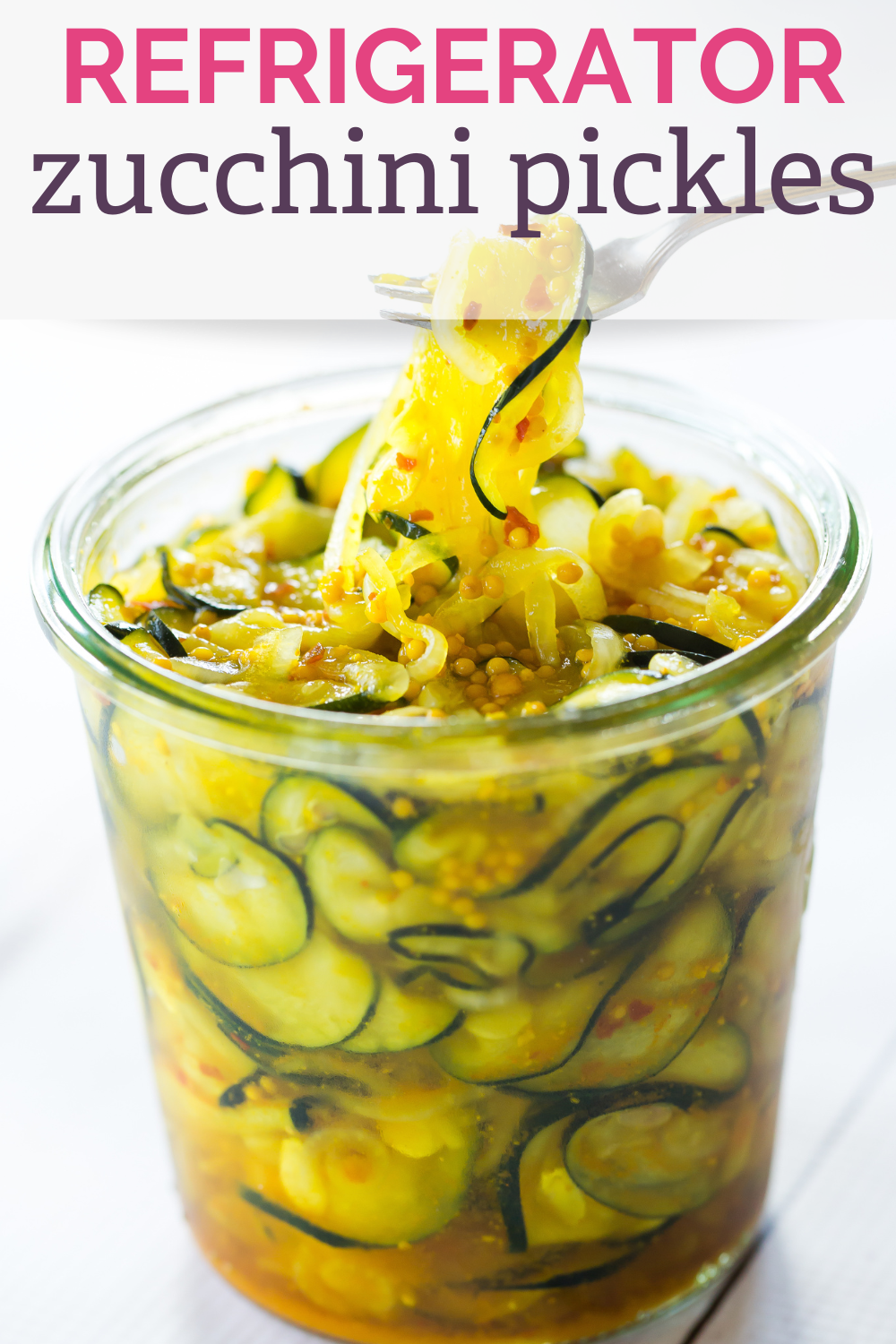 Zesty Refrigerator Zucchini Pickles Brown Eyed Baker