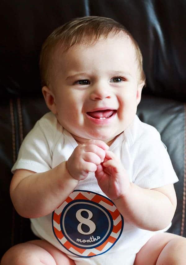 Joseph David - 8 months old! | browneyedbaker.com