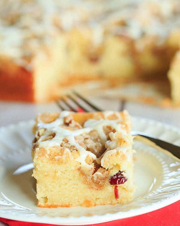 Overnight CranberryEggnog Coffee Cake Brown Eyed Baker