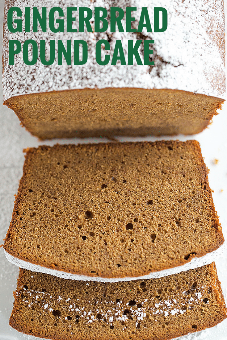 This gingerbread pound cake has the texture of a classic pound cake with all of the molasses and spice flavors of a traditional gingerbread. #kingarthurflour | https://www.browneyedbaker.com/gingerbread-pound-cake/