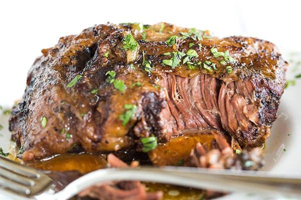 Slow Cooker Korean Short Ribs are an easy, set it and forget it meal that is full of amazing flavor and tender, falling apart meat! | browneyedbaker.com