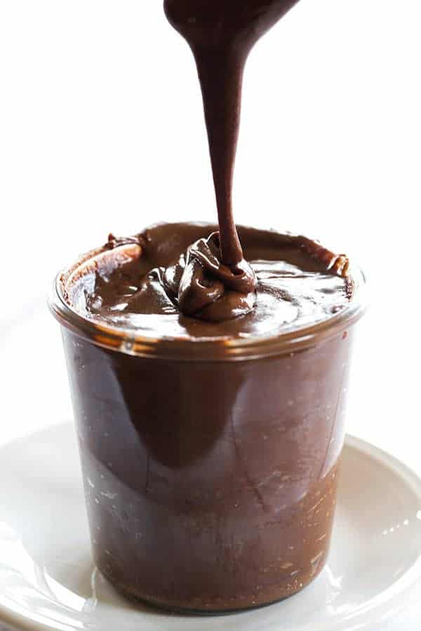 This easy hot fudge sauce only contains 4 ingredients and will be ready in less than 30 minutes!