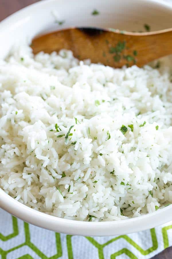 Copycat Chipotle Cilantro-Lime Rice - Brown Eyed Baker