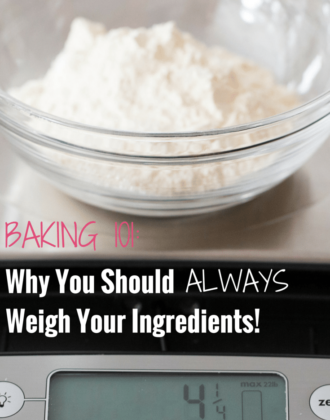 Baking 101: Why You Should ALWAYS Weigh Your Ingredients!
