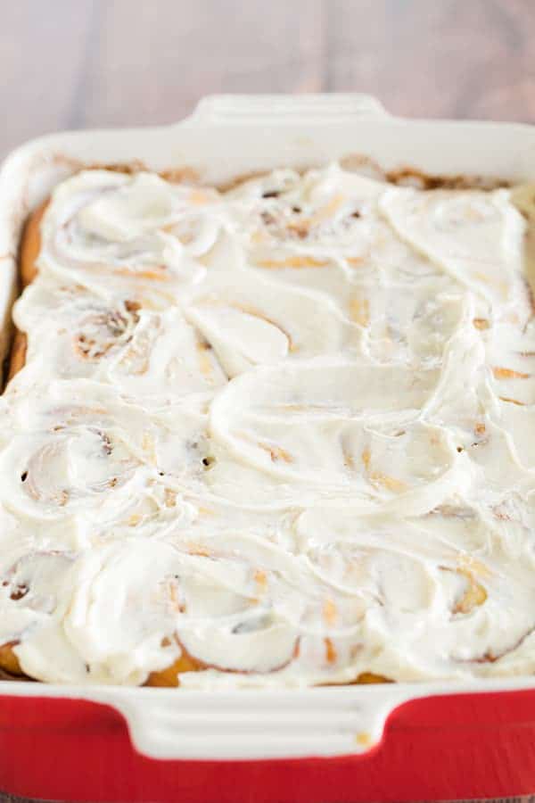 Gooey Cinnamon Rolls with Cream Cheese Glaze Brown Eyed Baker