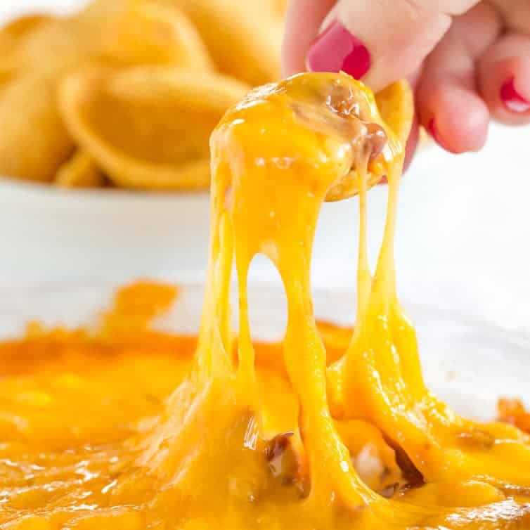 Cheesy Chili Dip Brown Eyed Baker