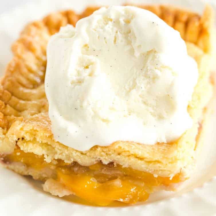 Nectarine and Honey Slab Pie