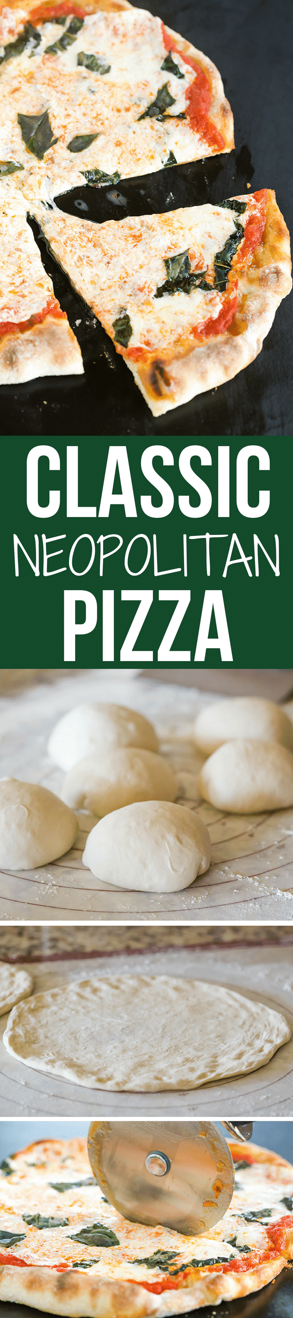 This Neapolitan pizza crust is thin, crispy and has the most amazing flavor. My homemade pizza-making is forever changed!